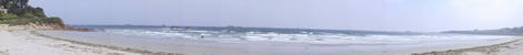 Panoramique de la grande plage