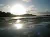 Coucher de soleil sur la grande plage