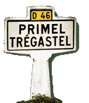 Ancien panneau d'entr&eacute;e &agrave; Primel. Image &copy;Philippe Heurtault