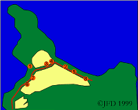 La carte des hôtels de Primel