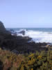 Le nord de la Pointe sous les vagues
